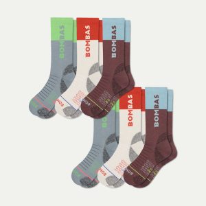 Women's Merino Wool Blend Hiking Calf Sock 6-Pack