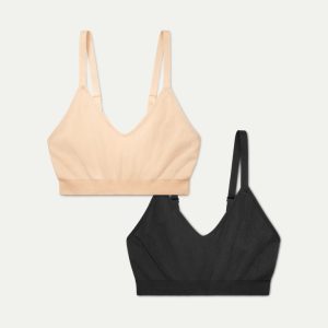Women's Seamless Scoop Bralette 2-Pack