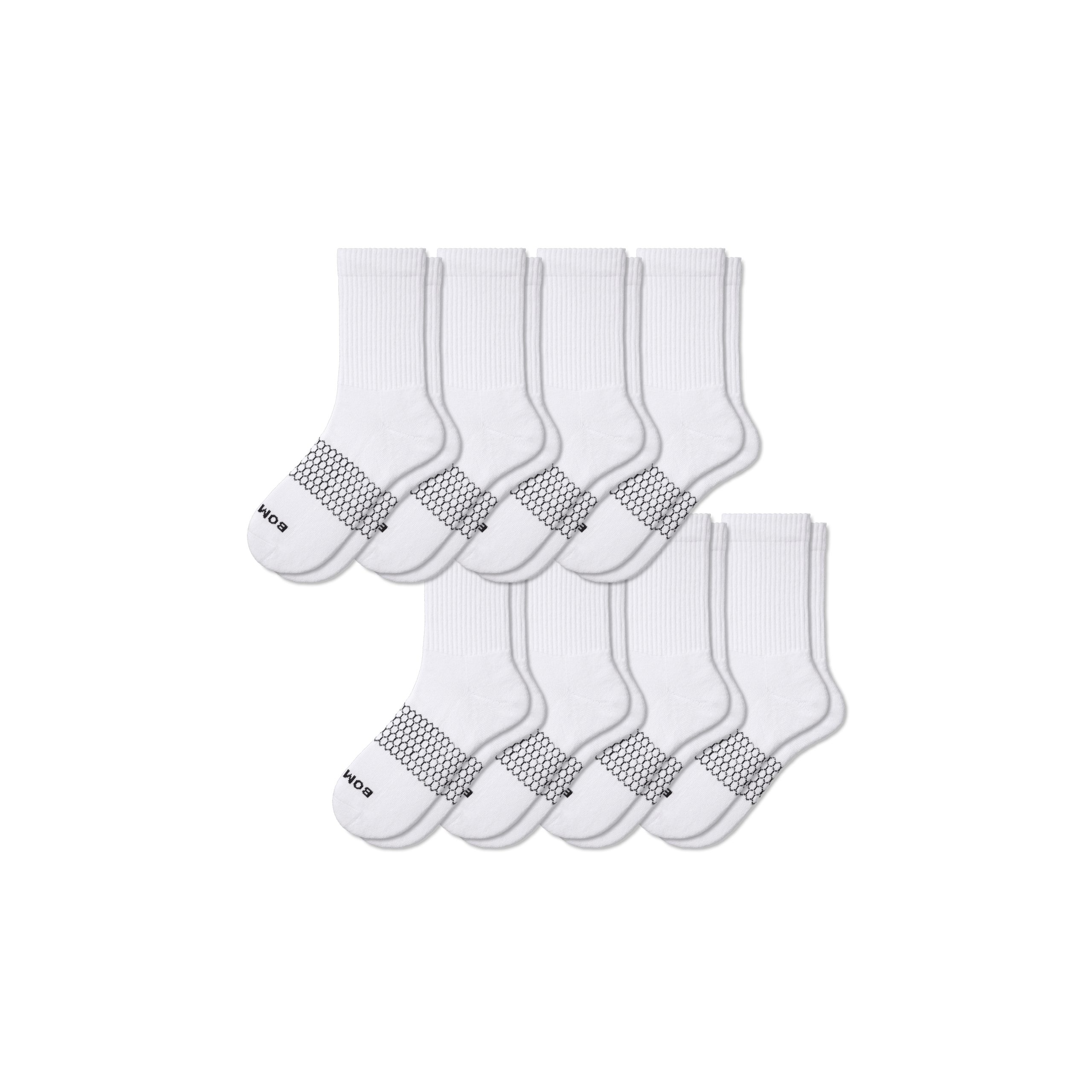 Men's Solids Half Calf Sock 8-Pack - Image 6