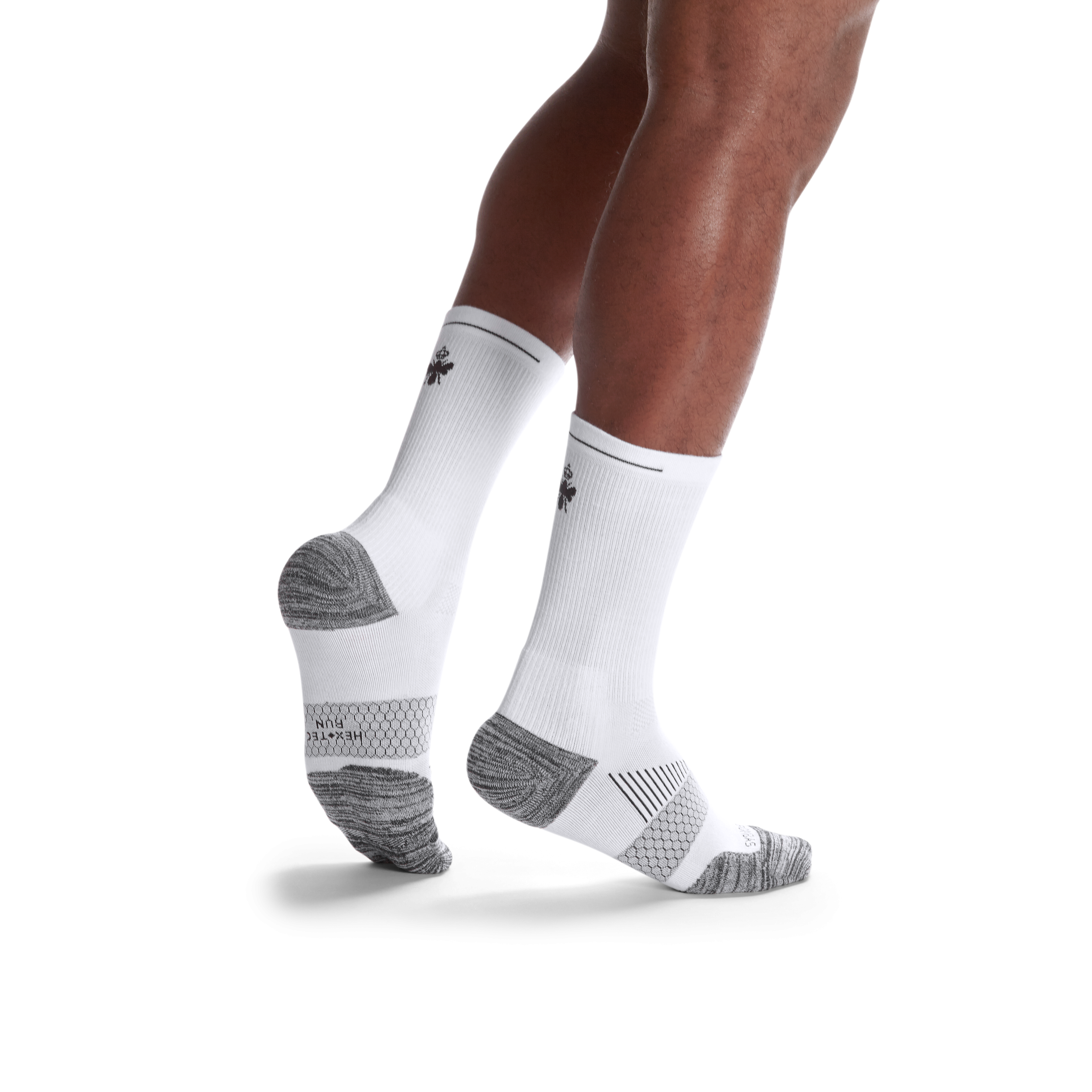 Men's Run Calf Sock 6-Pack - Image 3