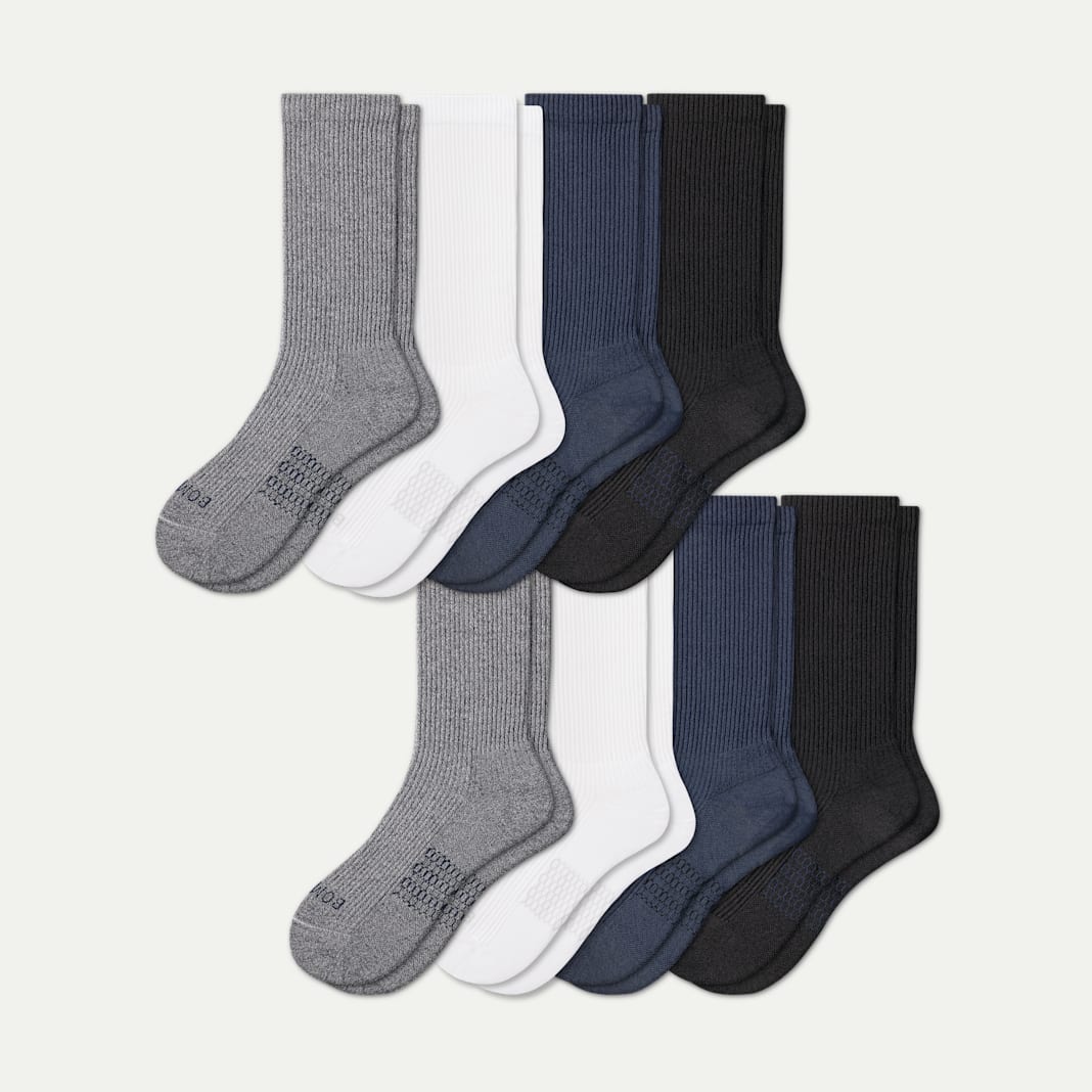 Women's Modern Rib Calf Sock 8-Pack - Image 5