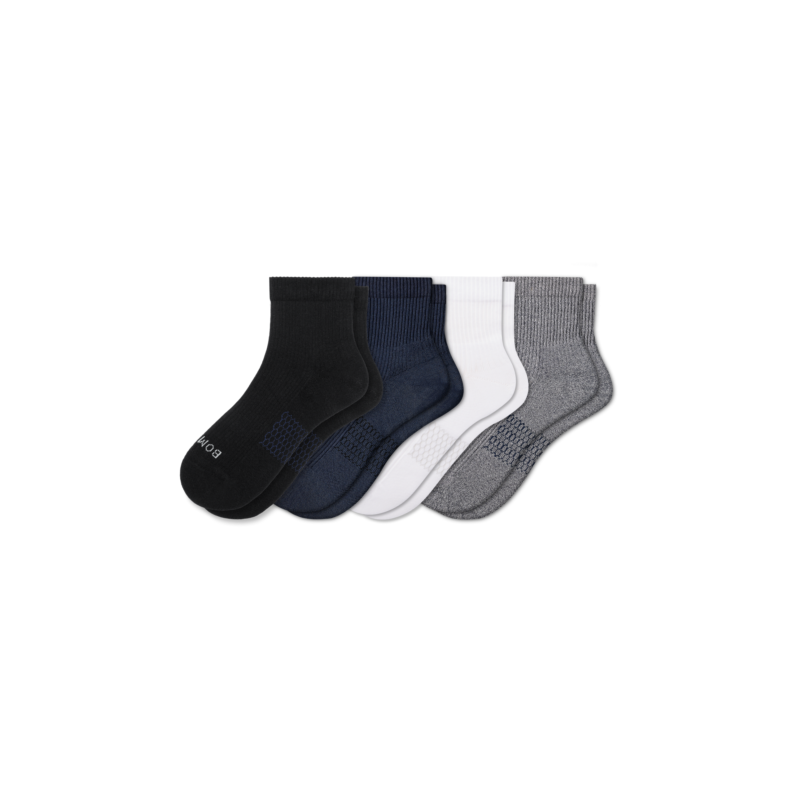 Men's Modern Rib Quarter Sock 4-Pack