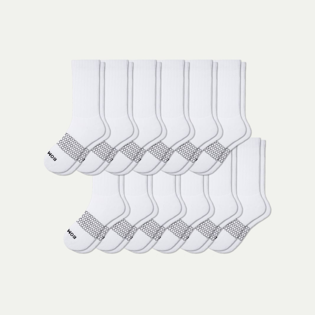 Women's Solids Calf Sock 12-Pack