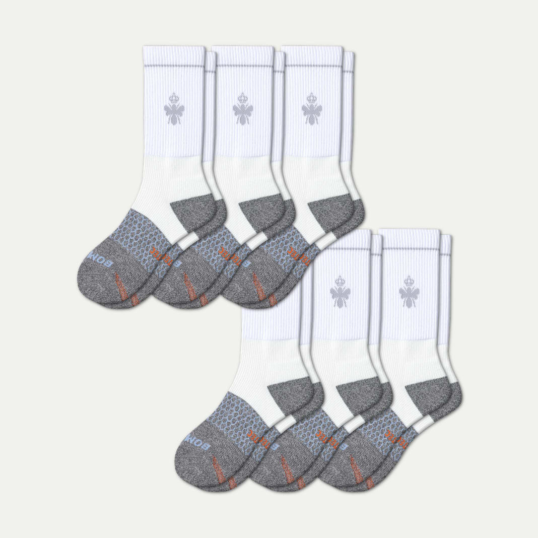 Women's Performance Targeted Compression Calf Sock 6-Pack - Image 5