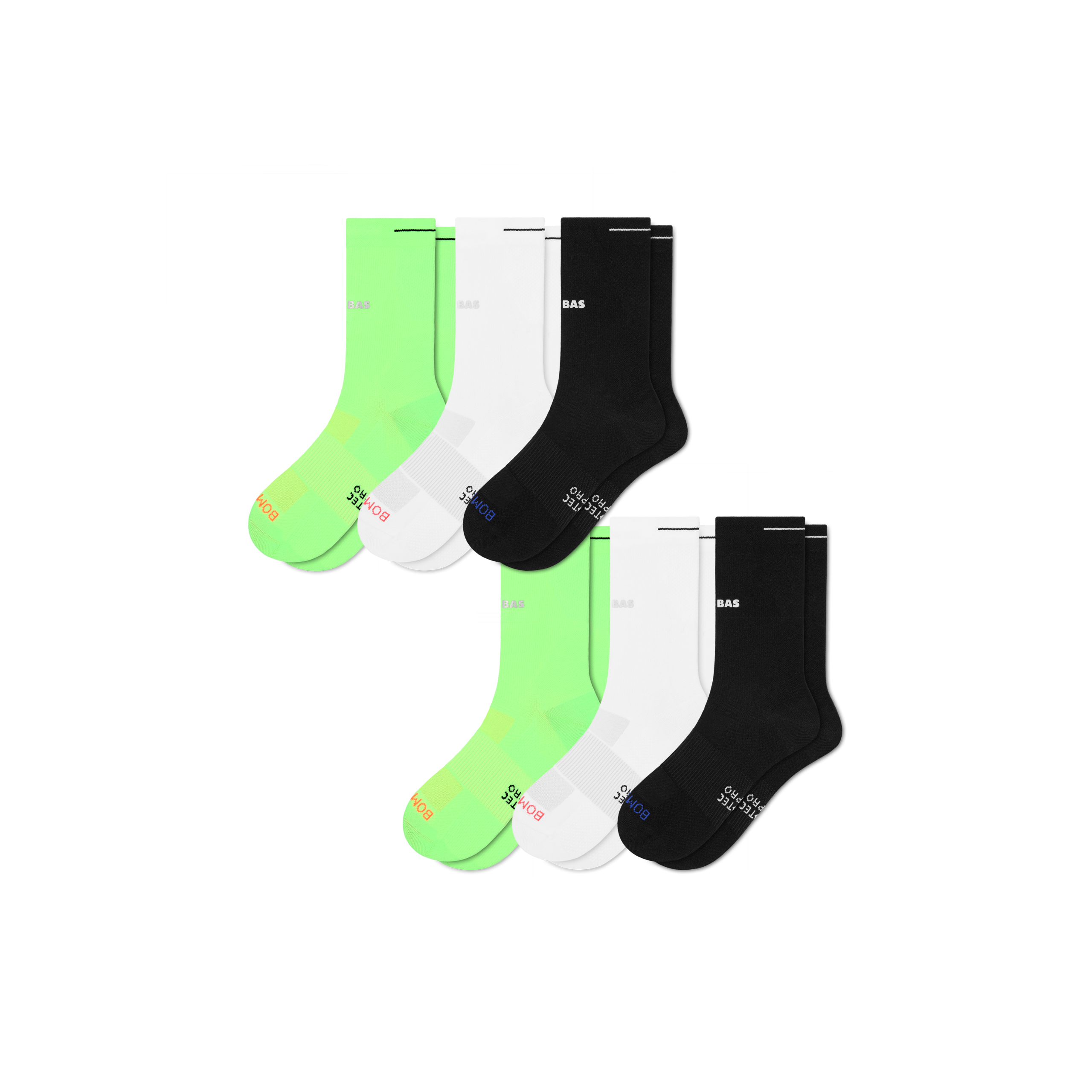 Men's RunPro Half Calf Sock 6-Pack